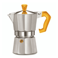 Pezzetti Italexpress silver 3-cup moka pot