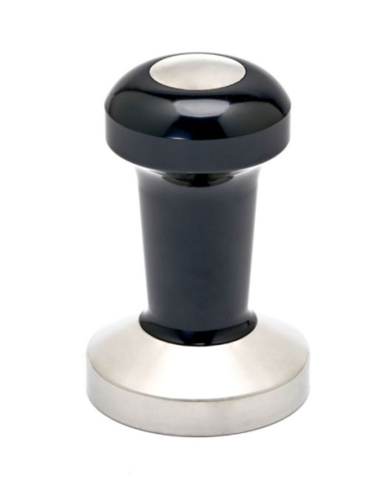 Rhino 58mm espresso tamper with black handle