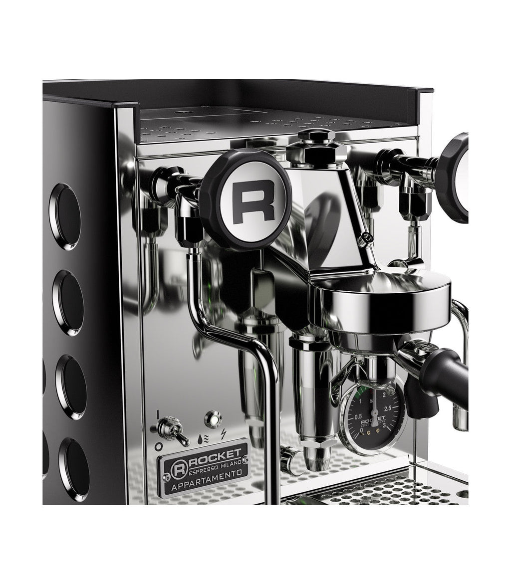 Rocket Espresso Appartamento TCA - New Steel/Black — product view 7