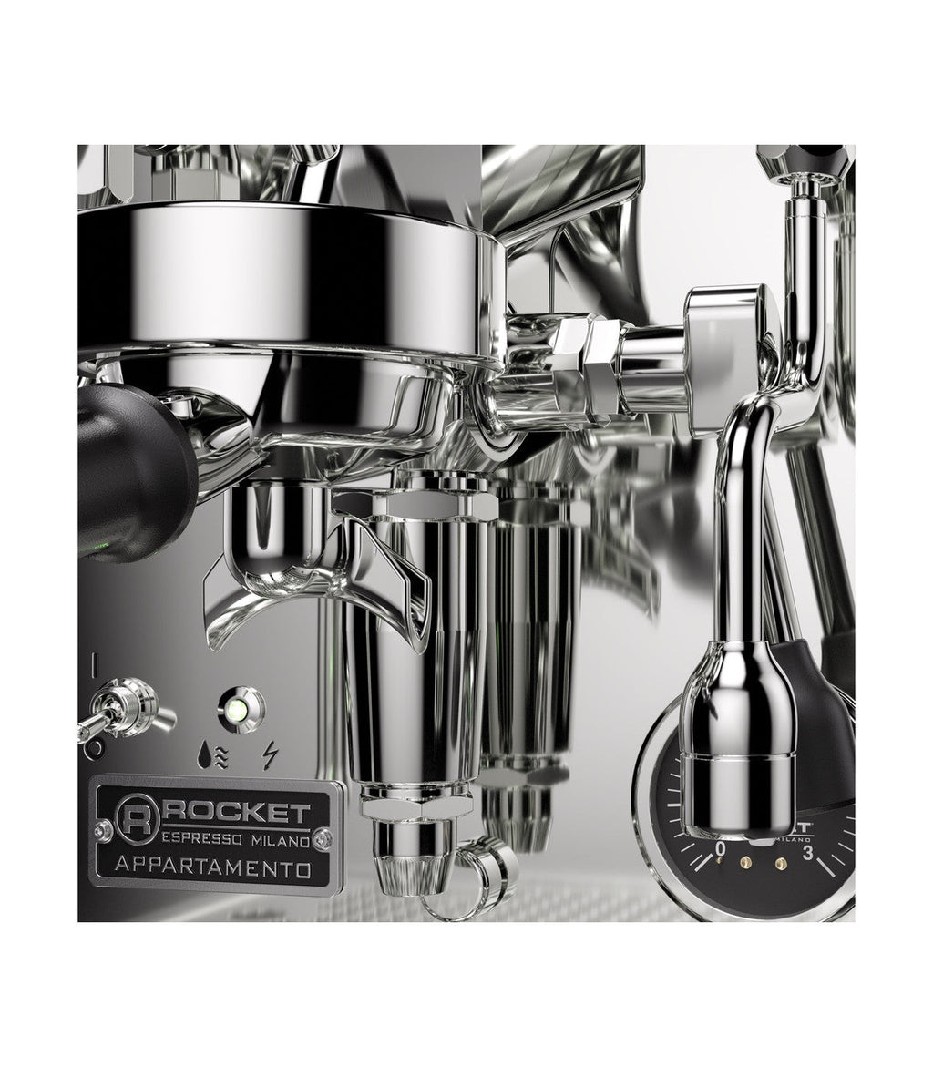 Rocket Espresso Appartamento TCA - New Steel/Black — product view 6