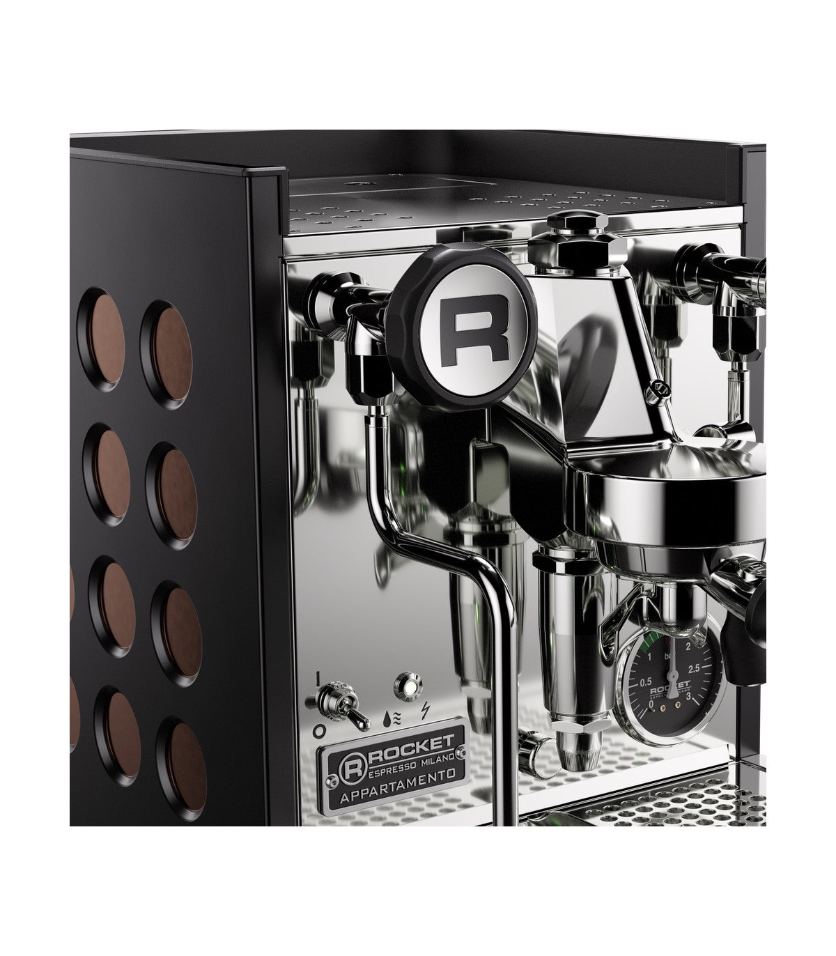 Rocket Espresso Appartamento TCA - New Black/Copper — product view 4