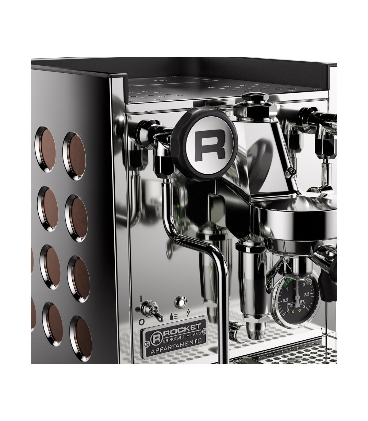 Rocket Espresso Appartamento TCA - New Steel/Copper — product view 6