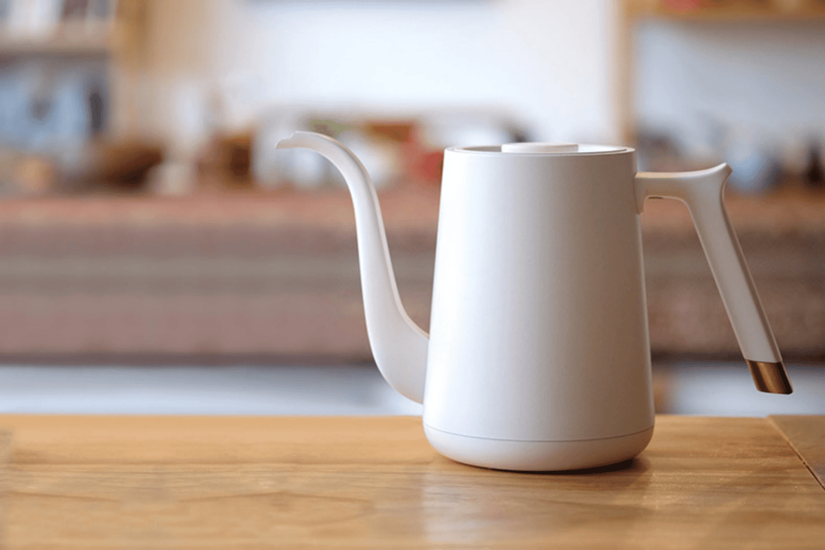 Timemore Fish Smart Electric Pour-over Kettle — White, 600ml